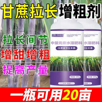 甘蔗生长素应用效果对比图